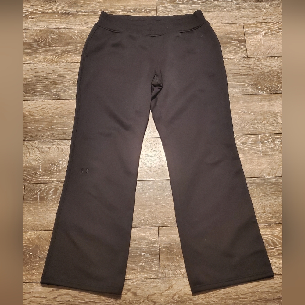 Under Armour Storm Sweatpants Size L Black Fleece